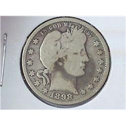 1898 Barber Quarter