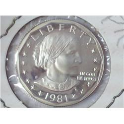 1981-S Susan B. Anthony Dollar (Gem Proof)