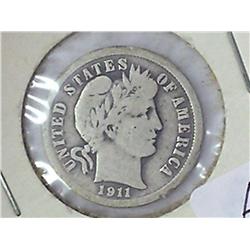 1911 Barber Dime (VG)