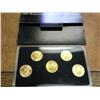 Image 2 : 1999 Gold Plated Commemorative Quarter Set (UNC)