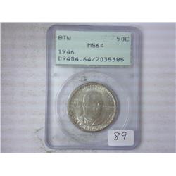 1946 Booker T. Washington Half PCGS MS64