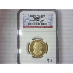 2007-S Adams Dollar NGC PF69 Ultra Cameo