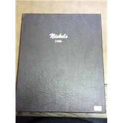 Dansco Nickels Album 1888-Up With 100 Jeffy's