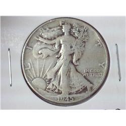 1945 Walking Liberty Half Dollar