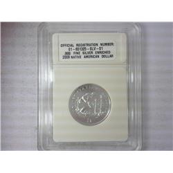 2009 Native American Dollar .999 Silver Enriched