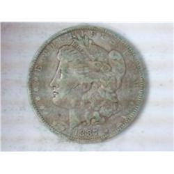 1887-O Morgan Silver Dollar