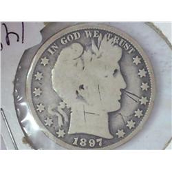 1897 Barber Half Dollar