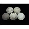 Image 1 : 5 Assorted Seated Liberty Dimes