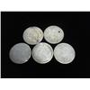 Image 2 : 5 Assorted Seated Liberty Dimes