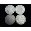 Image 1 : 4 Assorted Barber Quarters