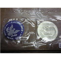 1971-S Silver Ike Dollar (UNC) Blue Pack