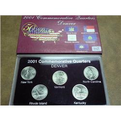 2001-D Commemorative Quarters Set (UNC)