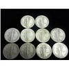 Image 2 : 10 Assorted Mercury Dimes