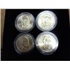 Image 1 : 4 Assorted Presidential Dollars (UNC)
