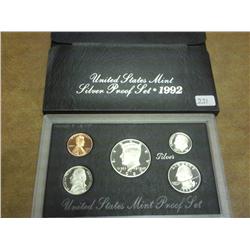 1992 US Silver Proof Set