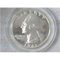1961 Silver Washington Quarter (Proof)