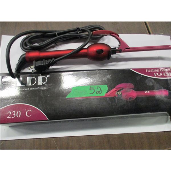 SHELF PULLS (AS IS):  LOR PROFESSIONAL CURLING IRON IN ORIGINAL BOX