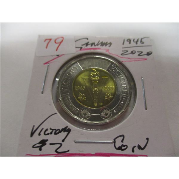 1945 - 2020 CANADA VICTORY $2 COIN