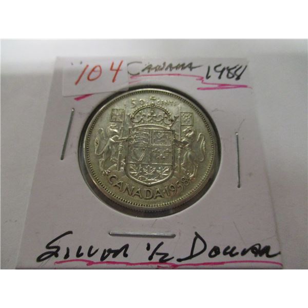 1953? CANADA SILVER HALF DOLLAR