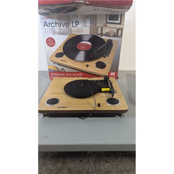 Ion Archive LP Digital Conversion Turntable w/ Built-In Stereo Speakers