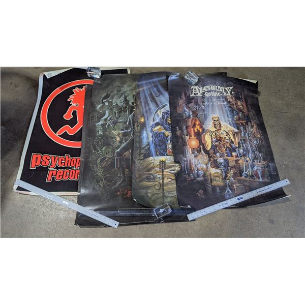 Lot of Fantasy Posters & Psychopathic Records Poster