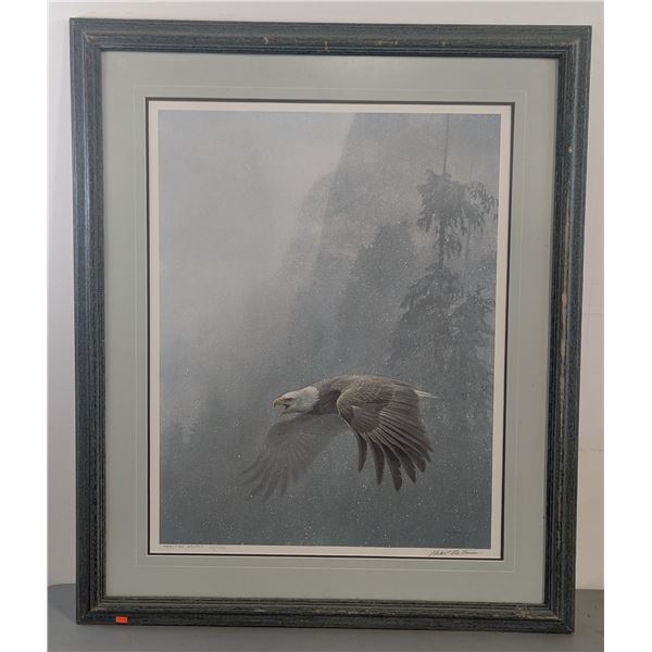 Framed, Signed, & Numbered Prestige Edition "Vigilance" Print by Robert Bateman w/ COA