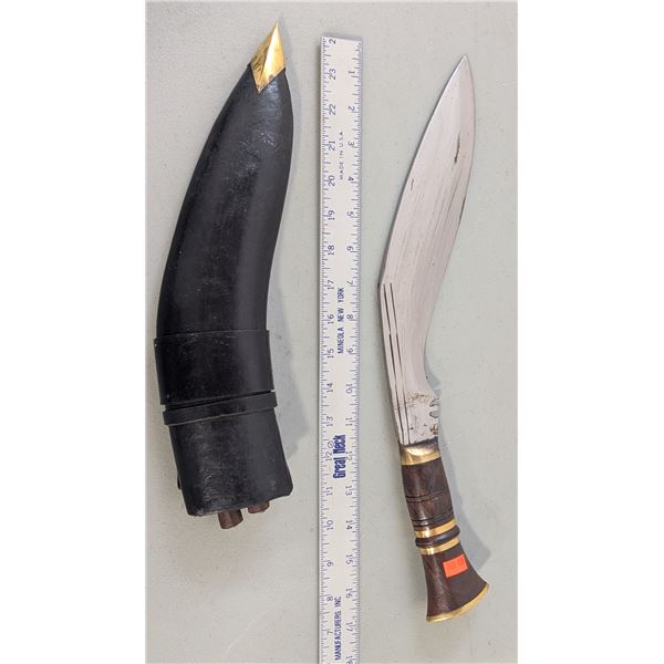 Nepalese Khukuri Knife w/ Sheath