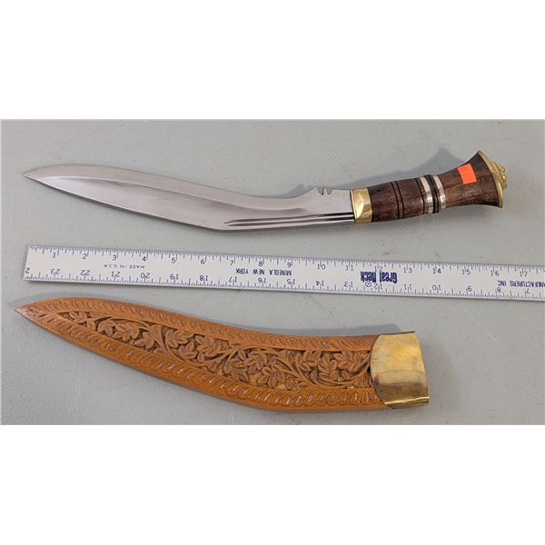 Nepalese Khukuri Knife w/ Sheath