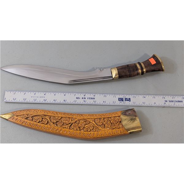 Nepalese Khukuri Knife w/ Sheath