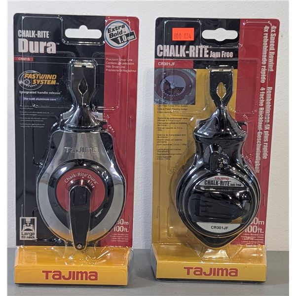 2 Tajima Chalk-Rite Precision Snap Lines