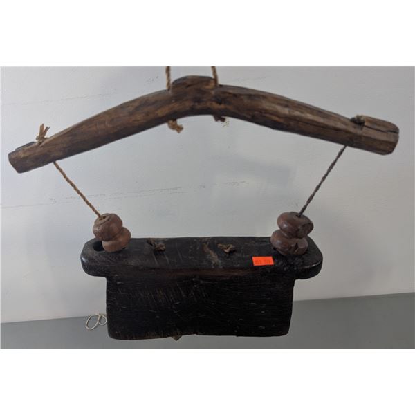Antique Wooden Livestock Bell