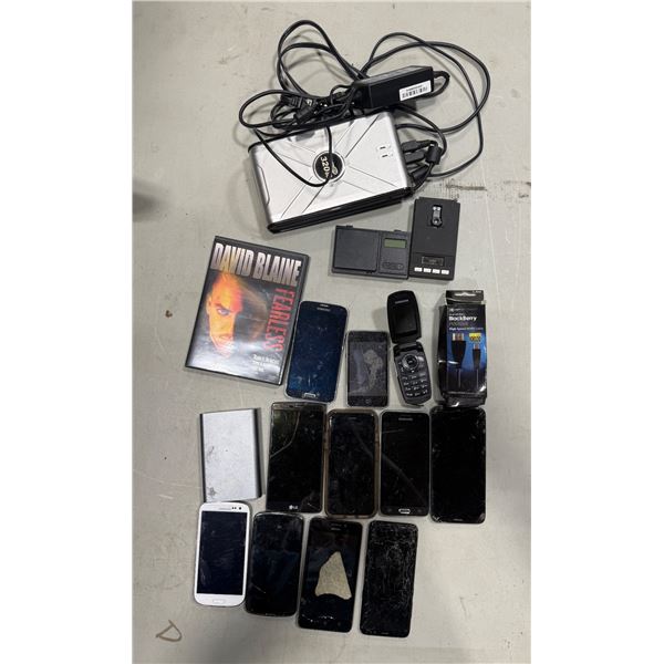 Electronics Lot w/ Smartphones, External Hard Drive, & More