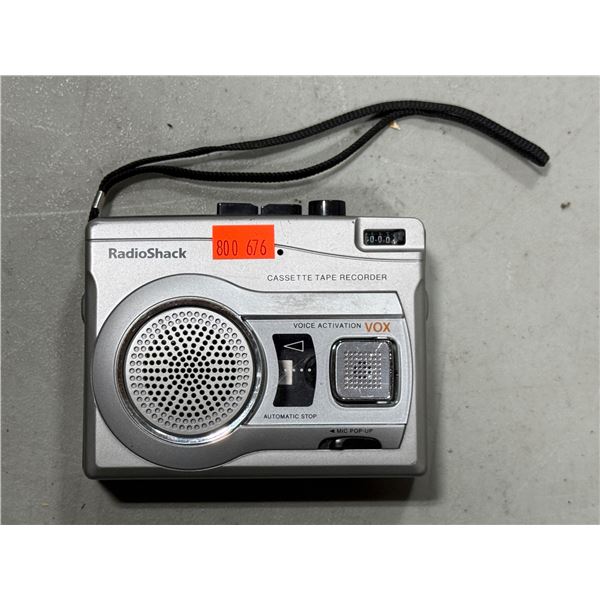 RadioShack Cassette Tape Recorder