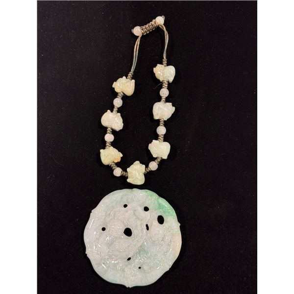 Jade Medallion and Bracelet