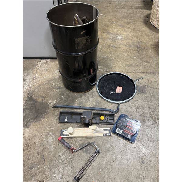 Metal Drum Tool Lot