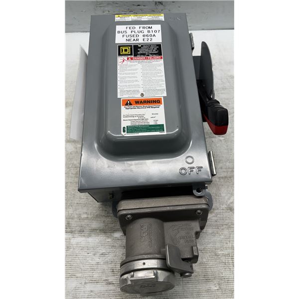 Square D #H362AWC Fusible Disconnect Safety Switch