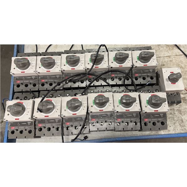Lot of (13) LS Electric Circuit Breakers 12-#UTS250NT 200A & 1-#UTE100NT 60A