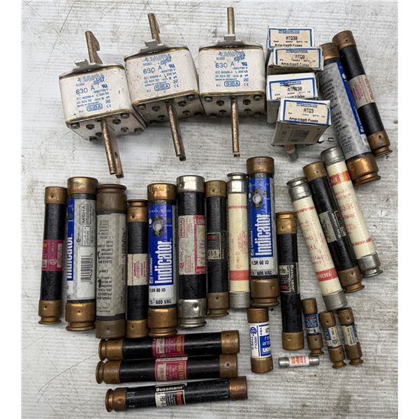 Lot of Misc. Fuses Various Sizes