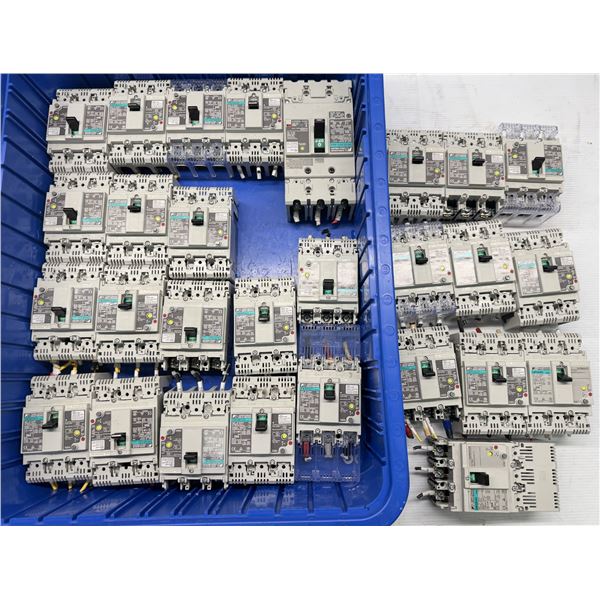 Lot of Assorted Fuji Circuit Breakers