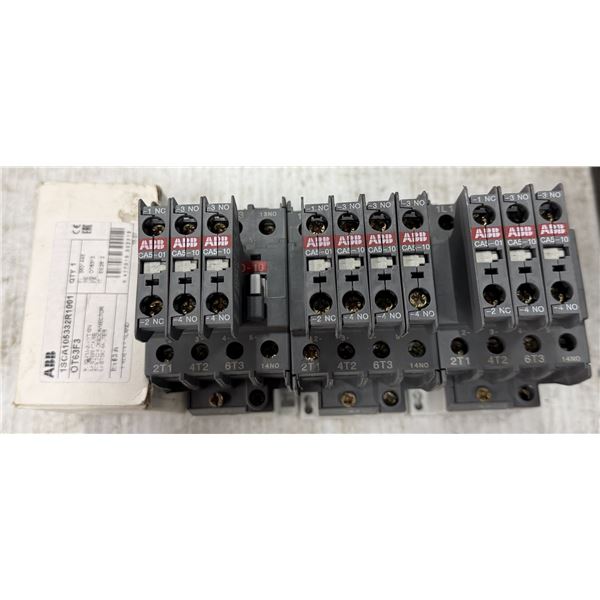 Lot of (4) ABB Circuit Breakers