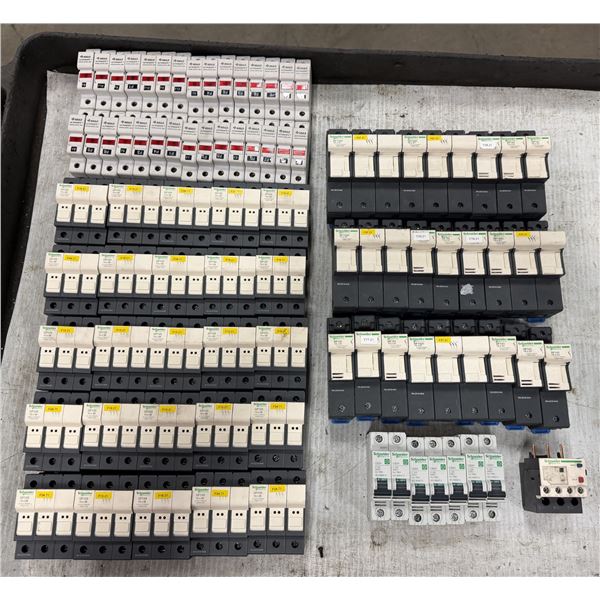 Lot of Misc. Gould & Schneider Electric Circuit Breakers
