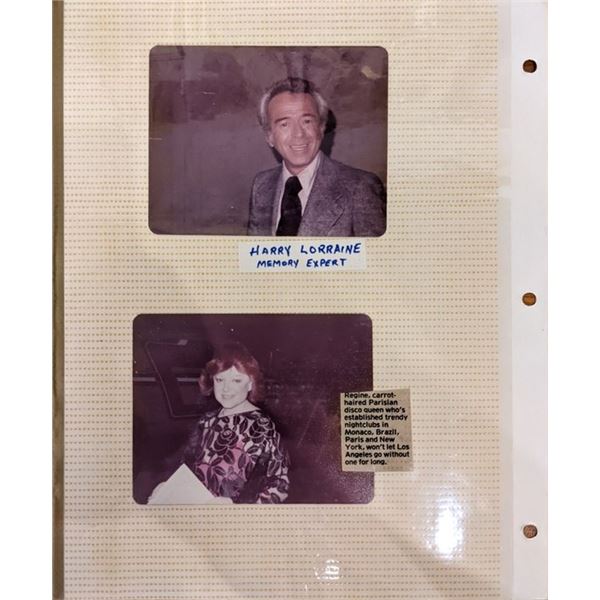 Harry Lorayne Original Photo