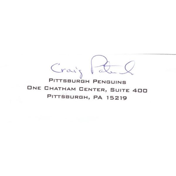 Pittsburgh Penguins Craig Patrick signed photo