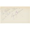 Image 1 : The Sixth Sense Gary Collins signed note