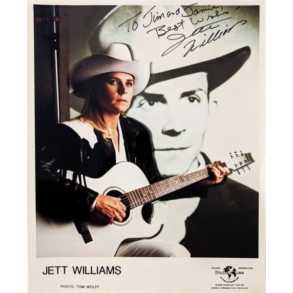 Jett Williams signed photo