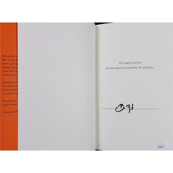 Baseball Star Barry Zito Signed Curveball 1st Edition Hardcover Book JSA Authenticated