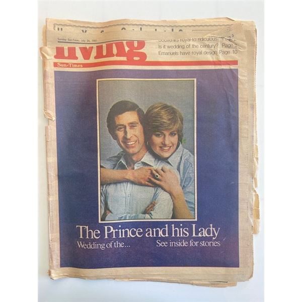 Chicago Living Sun-Times Original 1981 Vintage Newspaper