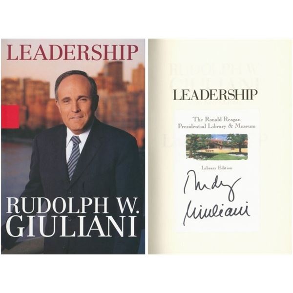 Americas Mayor Rudy Giuliani Signed Photo