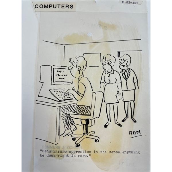 Frank Brummer Original Cartoon