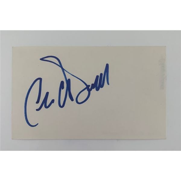Scent Of A Women Chris O'Donell signature